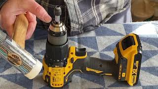 DEWALT CORDLESS DRILL CHUCK JAMMED