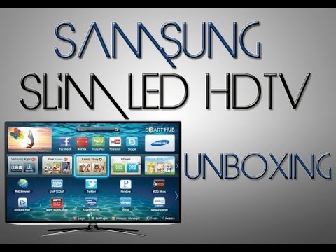 UNBOXING: Samsung 40-Inch 1080p Slim LED Smart HDTV