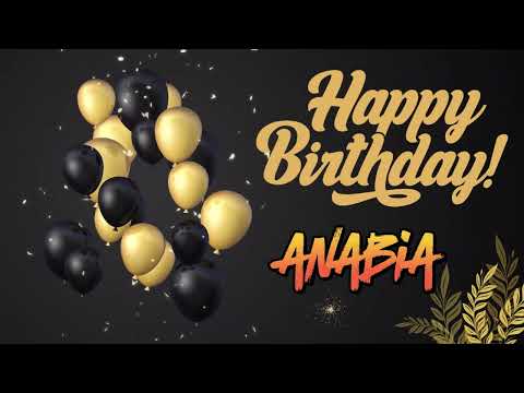Anabia Happy Birthday |Happy Birthday song with name|Happy Birthday To You|Birthday song name status