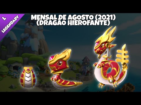 68# Mensal de Agosto (2021): Dragão Hierofante. Como fazer! DML