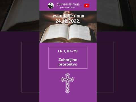 Evanđelje dana - Proroštvo Zaharije