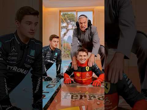 RED 🔴 OR BLUE 🔵🏁 MERCEDES VS FERRARI! 🏎️🇮🇹 Crazy Double Epoxy Floor! 🤯 #f1 #mercedes #ferrari