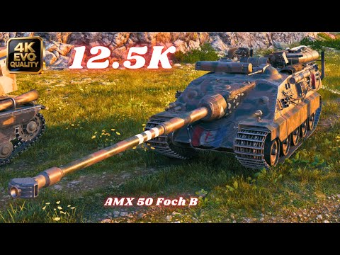 AMX 50 Foch B  12.5K Damage 9 Kills  | World of Tanks