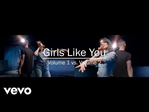 Maroon 5 - Girls Like You (Volume 1 vs. Volume 2 4K Comparison) ft. Cardi B | 2 in 1 Official Videos
