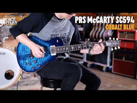 No Talking...Just Tones | PRS McCarty SC594 Cobalt Blue Pattern Vintage