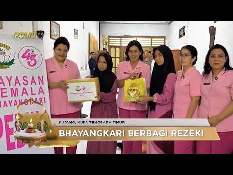 KAPOLRESTA KUPANG DAN BHAYANGKARI BERBAGI KASIH DI PONPES AL-HIKMAH