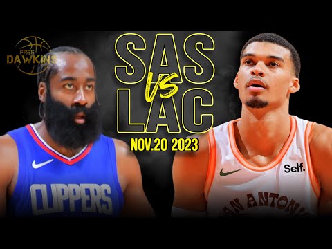 San Antonio Spurs vs Los Angeles Clippers Full Game Highlights | Nov 20, 2023 | FreeDawkins