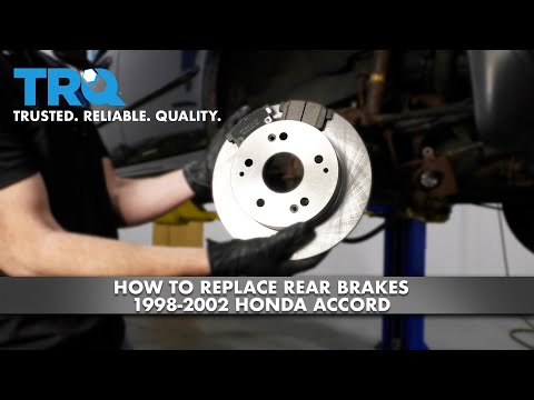 How to Replace Rear Brakes 1998-2002 Honda Accord