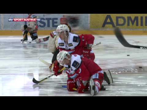 Erste Bank Eishockey Liga: Vienna Capitals - EC KAC 3:4 n.V.