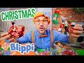 Blippi Christmas Trains Holiday Arts Crafts Fun Learning Educational Videos For Kids