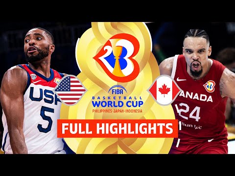 USA 🇺🇸 vs Canada 🇨🇦 | Full Game Highlights | FIBA Basketball World Cup 2023