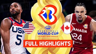 USA 🇺🇸 vs Canada 🇨🇦  Full Game Highlig