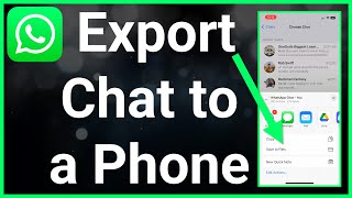 How To Export WhatsApp Chat To Another Phone