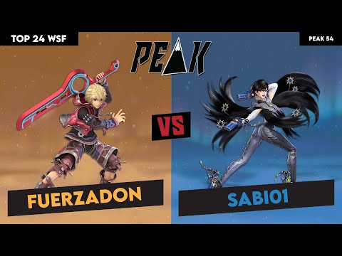 Top 24 WSF FuerzaDON (Shulk) vs Sabi01 (Bayonetta) (Peak 54)