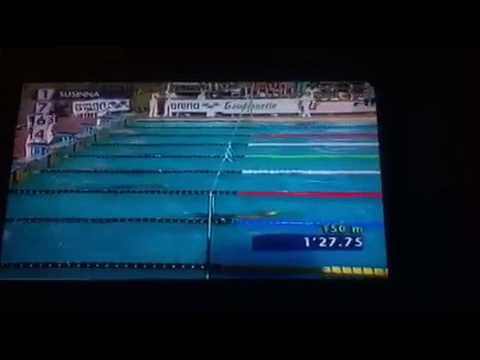 Leandro Susinna Campione Italiano Assoluto 200 farfalla - Gubbio 2002