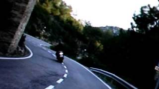 preview picture of video 'Honda CB600F Hornet y BMW GS 1200 en Pantano Foix'