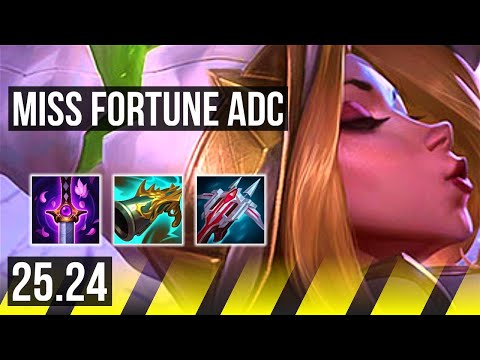 MISS FORTUNE & Bard vs APHELIOS & Poppy (ADC) | 56K damage | KR Challenger | 25.24