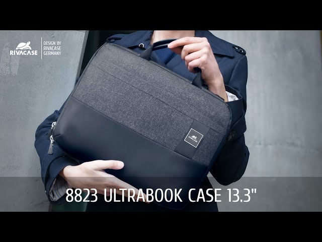 Pasta Rivacase Lantau 8823 Preto Melange para MacBook Pro 13.3" video