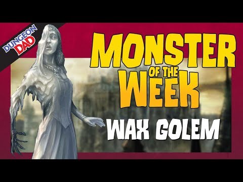 This Creature Is Lit - CANDLEWAX GOLEM - Dungeons & Dragons [D&D] - Monster of the Week