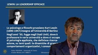 LEWIN: La leadership ideale