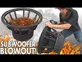 Blowing $8000 Worth of SUBWOOFERS!?! The BIGGEST Subwoofer BLOWOUT EVER w/ Rare 18