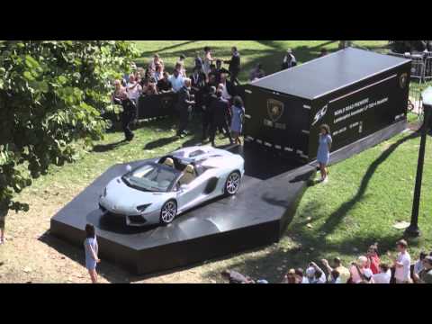 Lamborghini Aventador LP 700-4 Roadster in Miami International Airport Runway