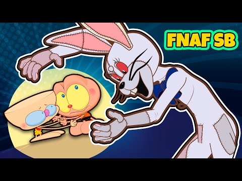Mongo e Drongo em FNAF Security Breach Parte 6 - O encontro com Vanny e Vanessa - Desenho animado
