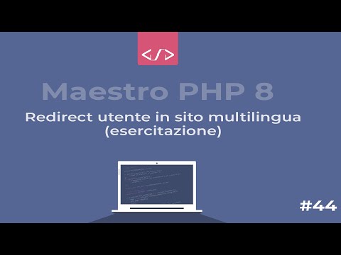 Maestro PHP 8 - Redirect utente in base alla lingua di preferenza #44