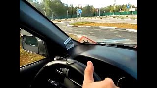Вращение Руля Автомобиля в любых условиях и даже Круговых Перекрестках Пите