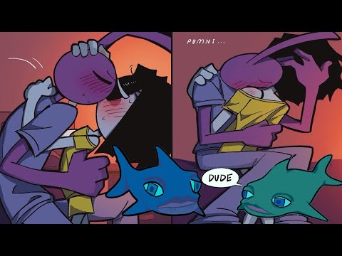 Jax x Pomni Caught in a Quiet Moment l Circus Comic | TADC