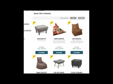 Møbler til dagligstuen fra My Home