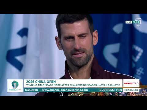 Novak Djokovic Wins China Open After Alex de Minaur Retires Injured