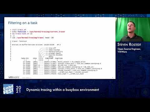 Embedded Fest 2021. Steven Rostedt. Dynamic tracing within a busybox environment