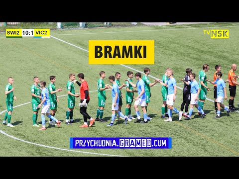 tv.nsk.pl [bramki] MKS Świt II Nowy Dwór Maz. - MLKS Victoria II Sulejówek 10:1 (5:1) 2023-05-28