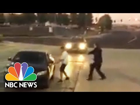 Angry Suspect Chasing And Beating Sheriff's Deputy Is Caught On Camera | NBC News