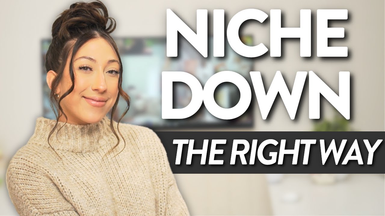 How to ACTUALLY Pick A Niche (for Creators who WANT to niche down)