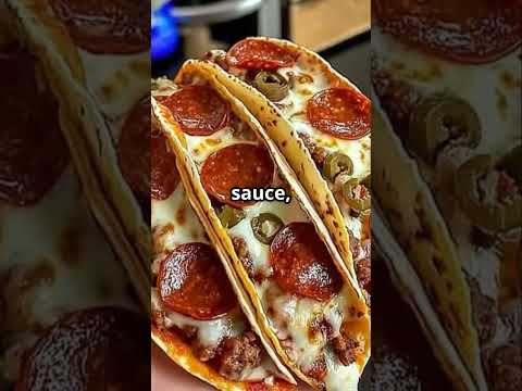 How to make Pepperoni Pizza Tacos  Quick & Tasty!