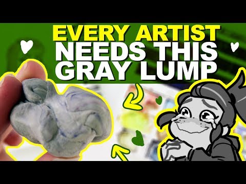 The BEST CHEAP ERASER that you NEED! | Srsly I love this thing. | DrawingWiffWaffles