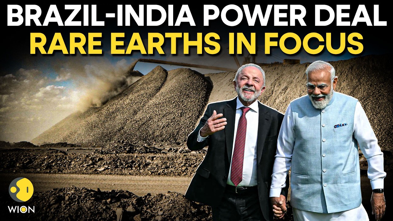 Brazil-India Seal Rare Earths Pact, Deepening Critical Minerals Partnership | WION Originals