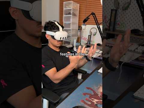 Remote Desktop on the Meta Quest 3         #homeoffice #gaming #tech #metaquest3 #meta #productivity