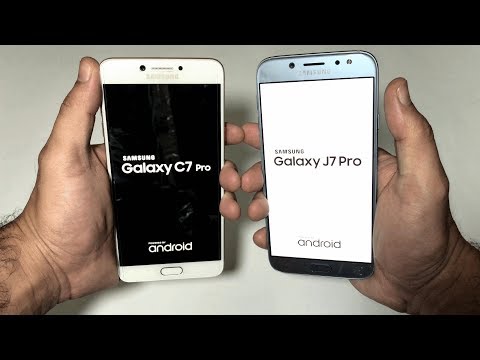 Samsung Galaxy J7 Pro (2017) Vs C7 Pro (2017) Speed Test (4k) Video