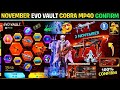 Next Evo Vault Event November Month 2025 100 CONFIRM Cobra Mp40 Return New Evo Gun In Free Fire