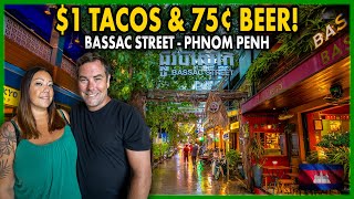 Bassac Street Phnom Penh: Cozy Food Paradise with $1 Tacos & 75¢ Beer in Cambodia