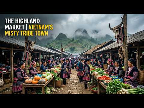 San Thang Market on the China–Vietnam Frontier | Most Authentic Highland Market?