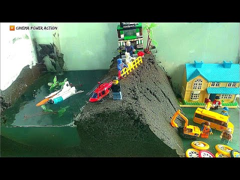 Dam Breach Experiment - Mountain Disaster and spaceship base