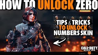 HOW TO UNLOCK ZERO NUMBERS SKIN IN BLACK OPS 4 BLACKOUT | How to Unlock Characters in Call of Duty