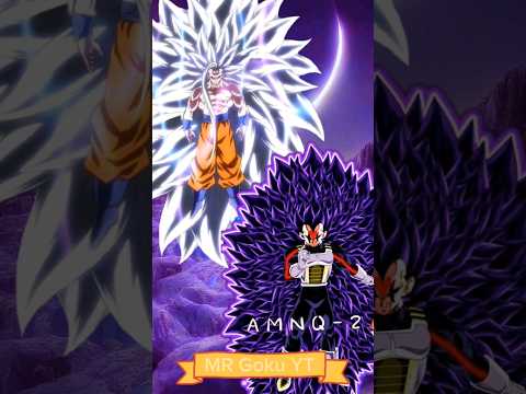 Who is strongest | Goku infinity VS Vegeta infinity #shorts #anime #dbs #goku #vegeta #gokumui #dbz