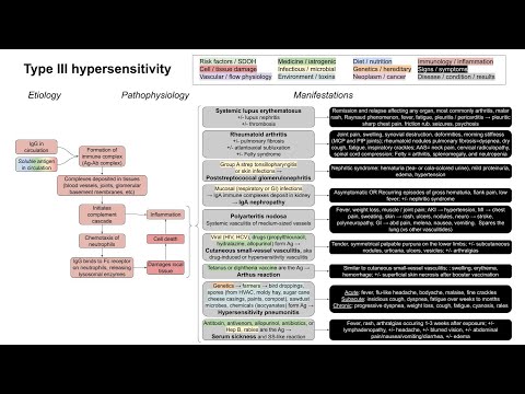 Type III hypersensitivity (mechanism of disease) with examples