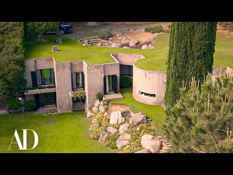 Inside a Half-Buried Hillside Home in Barcelona | Unique Spaces | Architectural Digest