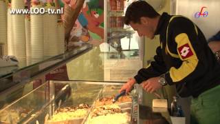 preview picture of video 'Roda-speler Mark-Jan Fledderus schept ijsjes in Schinveld'